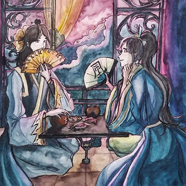 Залитые красным светом